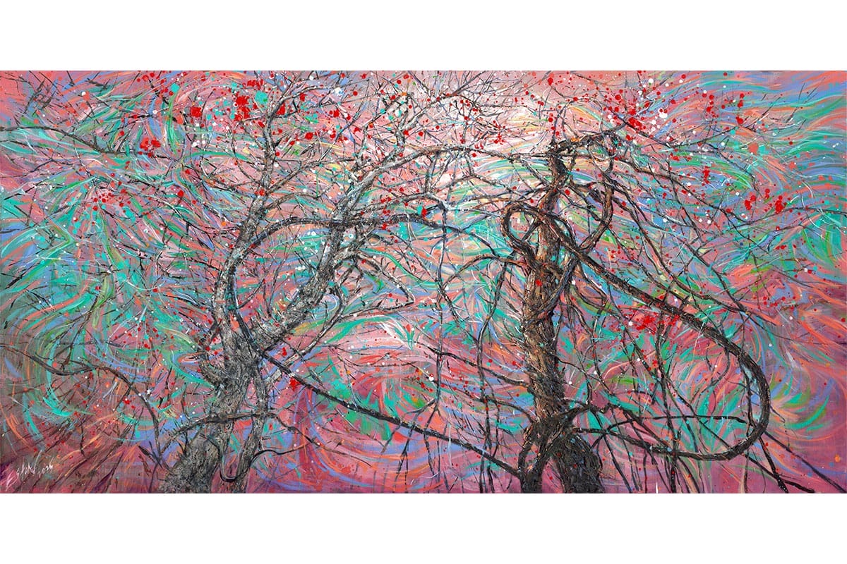 Harmony in Motion — large-scale oil on canvas by Eston Tan