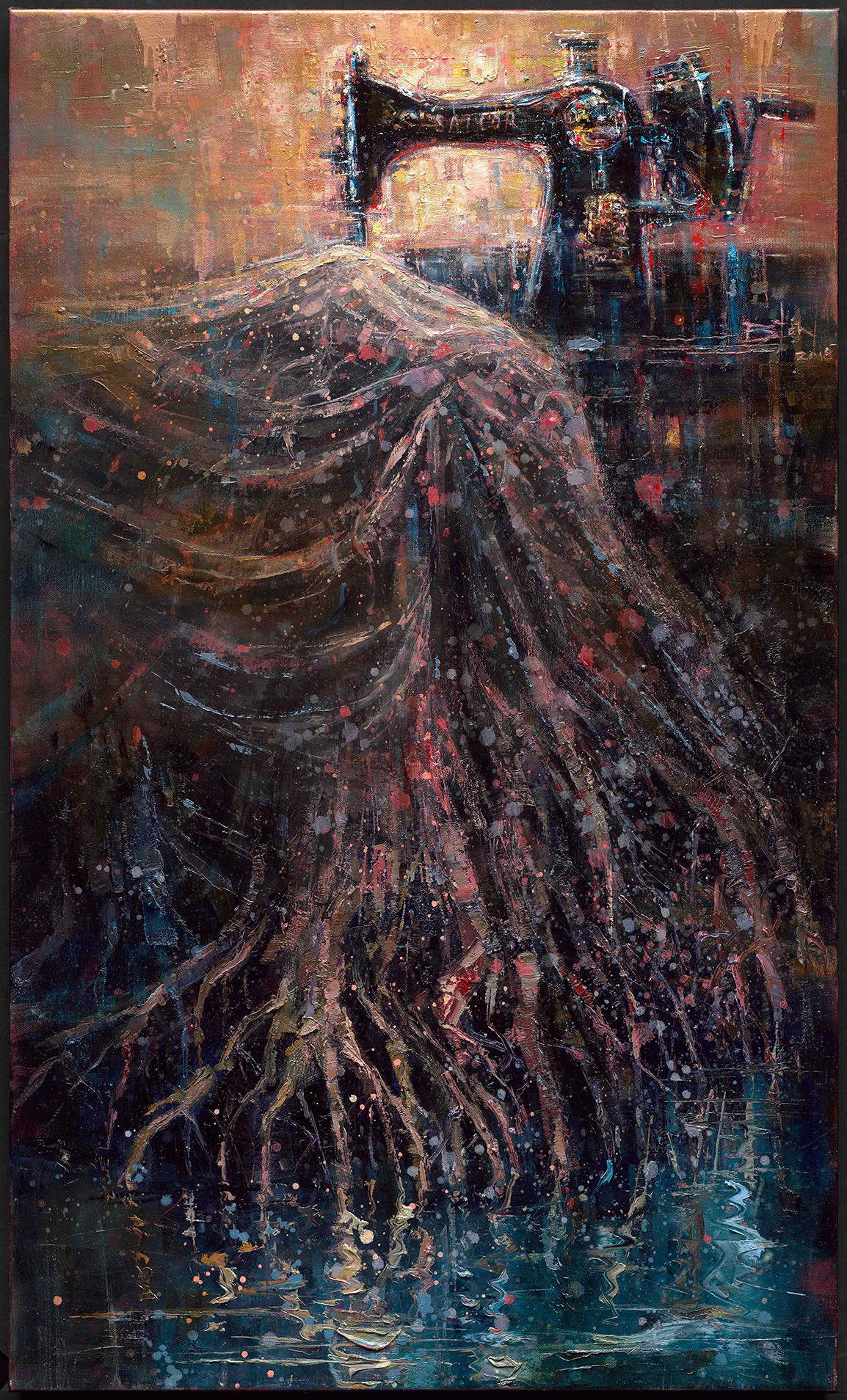 Immortal — oil on linen by Eston Tan