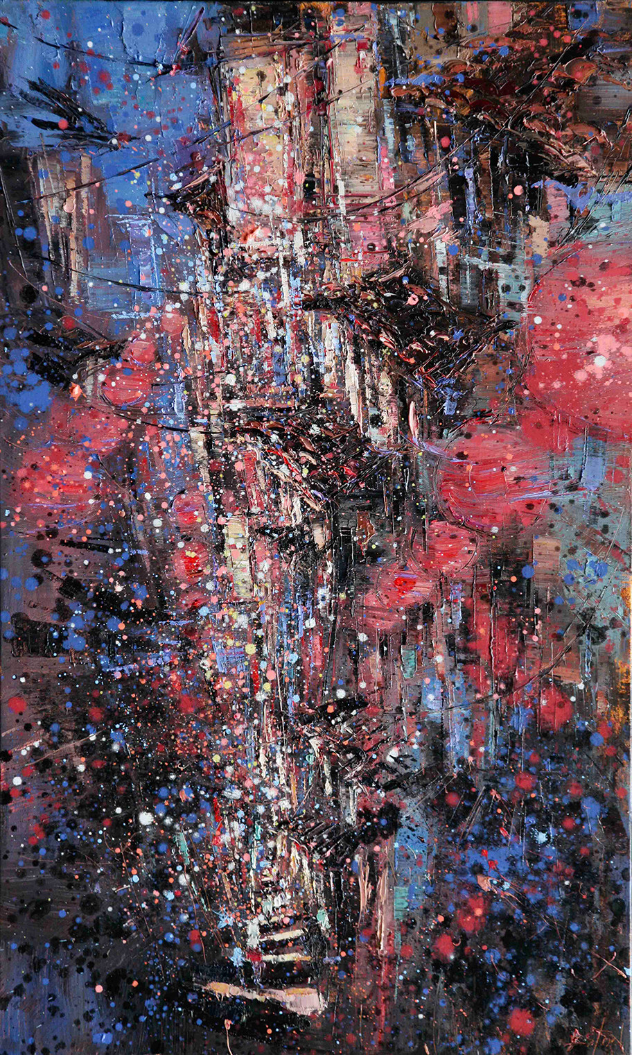 Lights Me Up! — oil on linen by Eston Tan