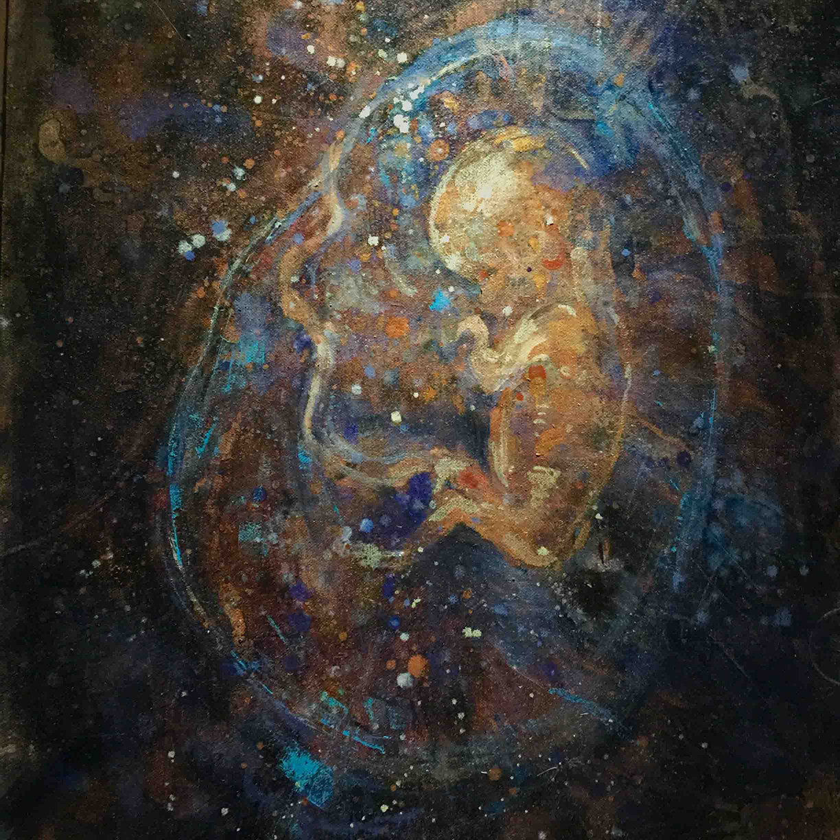 Miracles Of The Universe II — oil on linen by Eston Tan