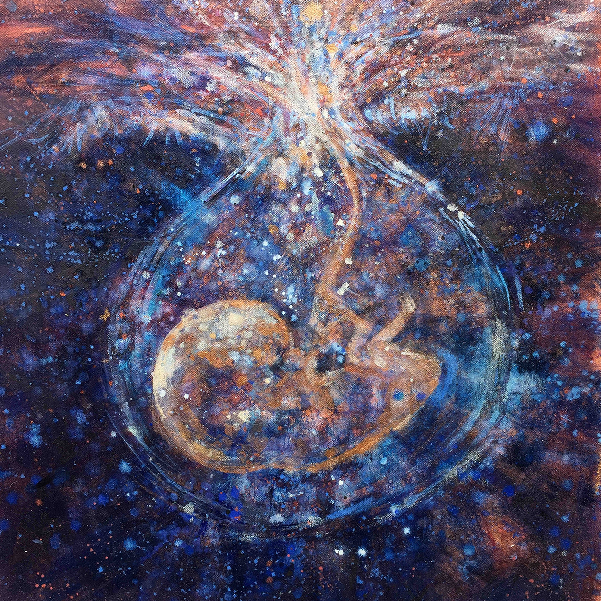 Miracles Of The Universe III — oil on linen by Eston Tan