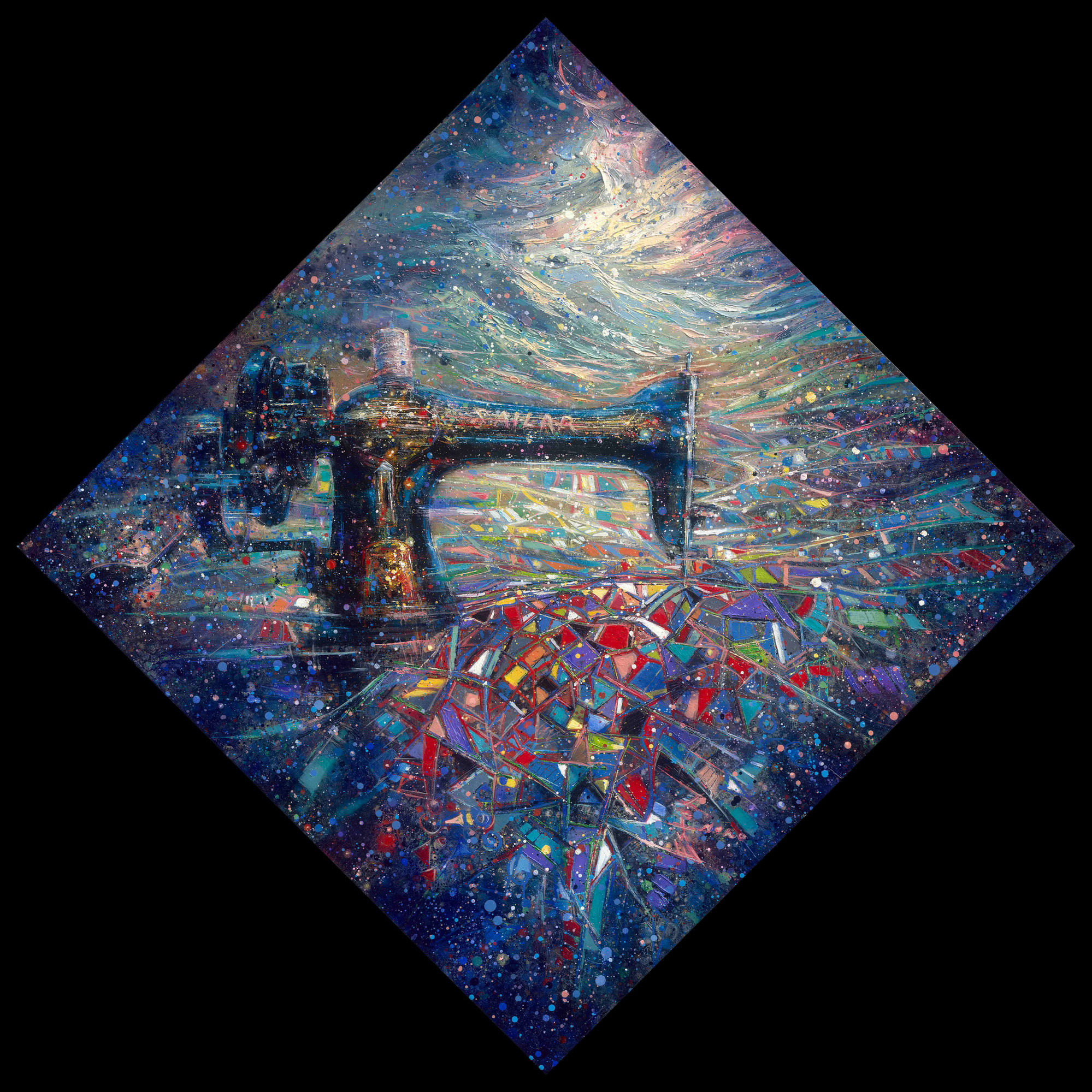 The Great Reset II — oil on linen by Eston Tan