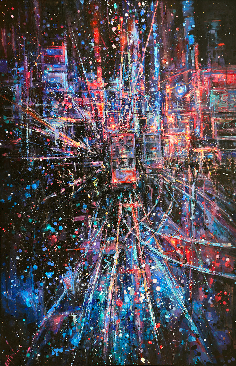 There's A Way, Called Your Own Way — oil on jute by Eston Tan